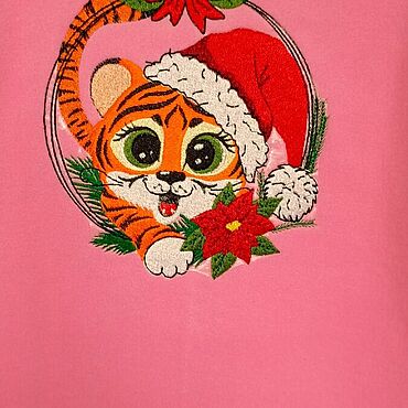 Цифровые товары ручной работы. Ярмарка Мастеров - ручная работа Дизайн машинной вышивки тигренок. Handmade.