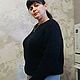 Джемпер "Темная ночь". Джемперы. Ольга Беляева. Ярмарка Мастеров.  Фото №5