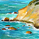 Берег моря картина Морской пейзаж Картина море Пейзаж моря, Картины, Санкт-Петербург,  Фото №1
