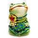 Ceramic figurine ' Frog in a dress', Figurines, Balashikha,  Фото №1