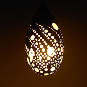 Для дома и интерьера handmade. Livemaster - original item Hanging lamp Space. Handmade ceramics. Hanging ceramic lamp. Handmade.