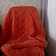 Плюшевый плед из Alize puffy fine. Пледы. Handknit-1. Интернет-магазин Ярмарка Мастеров.  Фото №2