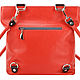 Order Womens leather backpack Valentino (red). Russian leather Guild. Livemaster. . Classic Bag Фото №3