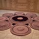 Carpets for home: large modular carpet made of knitted cord. Floor mats. knitted handmade rugs. Online shopping on My Livemaster.  Фото №2