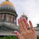 Кольцо из белого золота с Лондон топазом и бриллиантами. Кольца. Dolce Vita Ювелирная студия. Интернет-магазин Ярмарка Мастеров.  Фото №2