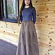  Linen skirt ' Autumn». Skirts. Living ECO clothing. Online shopping on My Livemaster.  Фото №2