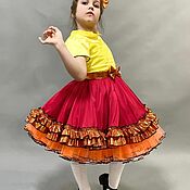 Одежда детская ручной работы. Ярмарка Мастеров - ручная работа Vestido: muñecas lol amarillo superior. Handmade.