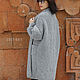 Coat womens large viscous. Coats. CUTE-KNIT by Nata Onipchenko. Online shopping on My Livemaster.  Фото №2