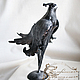 Zimushka wrought iron bird on stand, Figurines, Pervouralsk,  Фото №1