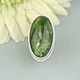 Order Ring with green opal. Silver. Author Jewelry from natural stones. Livemaster. . Rings Фото №3