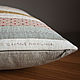 Decorative cushion made of cotton and natural linen. Quilt. Interior elements. Cuteshop. My Livemaster. Фото №4