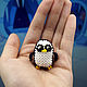 Penguin Gunter 'adventure Time' toy beaded, Miniature figurines, Naberezhnye Chelny,  Фото №1