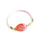 Order Designer pink agate bracelet, leather bracelet with stone. Irina Moro. Livemaster. . Bead bracelet Фото №3