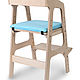 Комплект: растущий стул ALPIKA-BRAND Egoza и подушка голубая. Мебель для детской. Alpika-brand. Интернет-магазин Ярмарка Мастеров.  Фото №2