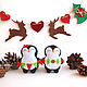 Christmas toys - Penguins. Christmas decorations. Moya sovushka (moyasovushka). Online shopping on My Livemaster.  Фото №2