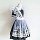 Фартук кружевной "Sylvia". Школьная форма. Little___dress. Интернет-магазин Ярмарка Мастеров.  Фото №2