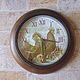 'Cock and hen' wall Clock, vintage, country, brown. Watch. botanica-m. Online shopping on My Livemaster.  Фото №2