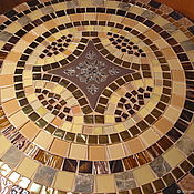 Table with a mosaic of 