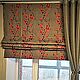 Roman curtains 'Sakura', Roman and roller blinds, Moscow,  Фото №1