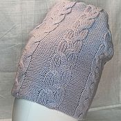 Аксессуары handmade. Livemaster - original item Knitted beanie hats with braids. Handmade.