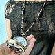 Винтажное колье (сотуар) с часами. Часы-медальон. Elena Moonlight Jewelry. Ярмарка Мастеров.  Фото №4