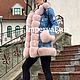 Джинсовка с отделкой из меха норки. Шубы. YANA KRAFT BRAND. Ярмарка Мастеров.  Фото №5