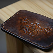 Cardholder made of leather 