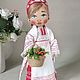 Текстильная кукла в славянском стиле. Интерьерная кукла. OlSa | Текстильные куклы от 
Ольги. Интернет-магазин Ярмарка Мастеров.  Фото №2