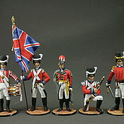 Куклы и игрушки handmade. Livemaster - original item Set of Tin soldiers 54 mm. Napoleonic. 1812. The British. Handmade.