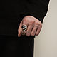 Кольцо Entire Skull Ring Large. Перстень. The Vale of Tears. Ярмарка Мастеров.  Фото №10