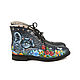 Order Half-boots ' Cheshire on the branch'. Pelle Volare. Livemaster. . Boots Фото №3