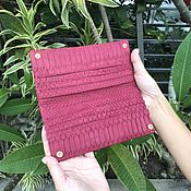 Сумки и аксессуары handmade. Livemaster - original item Gracio Python leather wallet. Handmade.