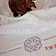 Festive tablecloth linen white with delicate embroidery. Tablecloths. EmbroideryINNAI. My Livemaster. Фото №5