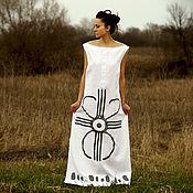Одежда handmade. Livemaster - original item Long Linen Maxi Dress «Silencio». Handmade.