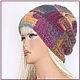 Шапка "AZTECA" № 73,  №85 (из испанской полушерсти). Шапки. Ирина(shvilinka.knit). Ярмарка Мастеров.  Фото №4