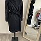 Заказать Пальто-халат чёрное из шерсти с кашемиром Max Mara. Olga Verbitskaya.Тихая роскошь.. Ярмарка Мастеров. . Пальто Фото №3