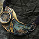 "The Sacred herald" колье. Колье. Julia Chernopazova Art Jewelry. Интернет-магазин Ярмарка Мастеров.  Фото №2