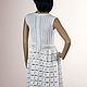 Snow-white crochet Erica dress. cotton. Dresses. Crochet by Tsareva. Online shopping on My Livemaster.  Фото №2