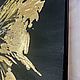 Черная Интерьерная картина Картина с золотой бабочкой Золотая бабочка. Картины. Марина Скромова Интерьерные картины. Ярмарка Мастеров.  Фото №5