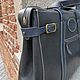 Сумка из натуральной кожи. Ручная работа. Сумка-тоут. Мастерская-R.A.Bags. Ярмарка Мастеров.  Фото №6