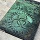 Заказать Обложка для паспорта Зомби кожаная ручная работа. Iron Arm Leatherworks (Екатерина). Ярмарка Мастеров. . Обложка на паспорт Фото №3