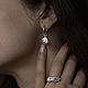 Earrings 'Easy' Silver, pearls, cubic zirconia. Earrings. stepan-klimov. My Livemaster. Фото №6