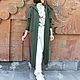  Women's Long Cardigan with Khaki Hood. Cardigans. CUTE-KNIT by Nata Onipchenko. Online shopping on My Livemaster.  Фото №2