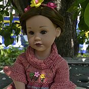 Куклы и игрушки handmade. Livemaster - original item Dress, Knee Socks and Hair Cord for Gotz Doll.. Handmade.