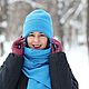 Шапка теплая зимняя вязаная Лучшая подруга, Шапки, Москва,  Фото №1