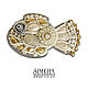 Brooch 'Fish cream'. Brooches. Simkha - Jewelry For Joy. Online shopping on My Livemaster.  Фото №2