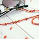 Copy of Copy of Copy of Copy of Beaded Keychain BK1450736. Chain for glasses. Kroshka Bizhu. My Livemaster. Фото №4
