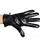 Winter men's gloves made of black leather. Tight fit. Vintage gloves. Butichok from N.. Online shopping on My Livemaster.  Фото №2
