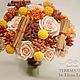 Букет невесты ручной работы. Terracotta by Elena Levit.
