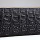 Кошелек из кожи крокодила на одной молнии IMA0033B3. Кошельки. CrocShop товары из экзотической кожи. Ярмарка Мастеров.  Фото №10